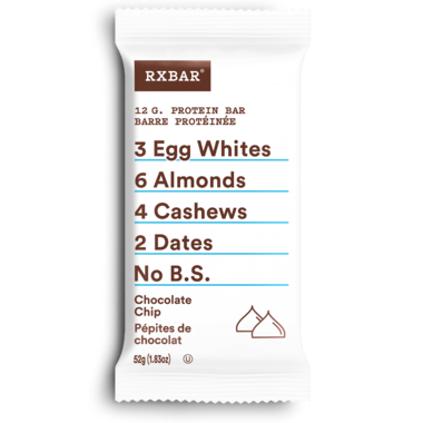 RXBAR, CHOCOLATE CHIP, 12 x 52G