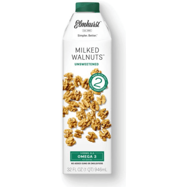 ELMHURST MILKED, UNSWEETENED WALNUT, 6 x 946ML