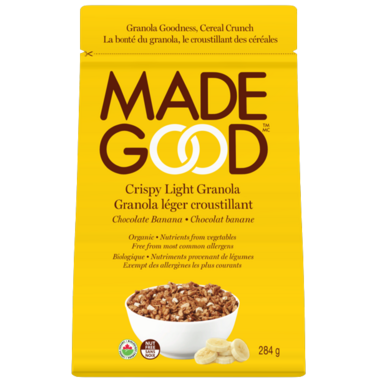 MADE GOOD, CHOCOLATE BANANA LIGHT GRANOLA OR, 8 x 284G