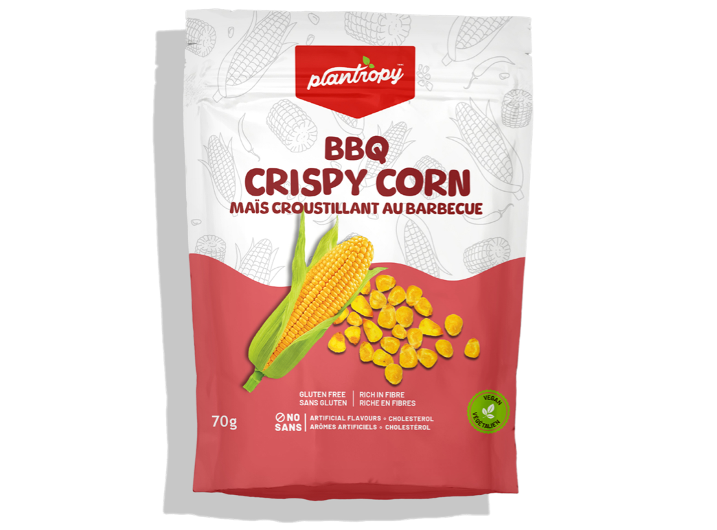 PLANTROPY, BBQ CORN, 12 x 70G