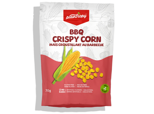 PLANTROPY, BBQ CORN, 12 x 70G