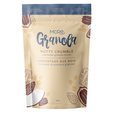 MORE GRANOLA, NUTTY CRUMBLE, 8 x 250G