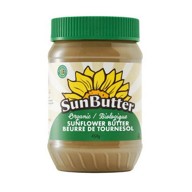 SUNBUTTER, UNSWEETENED ORGANIC, 6 x 454G