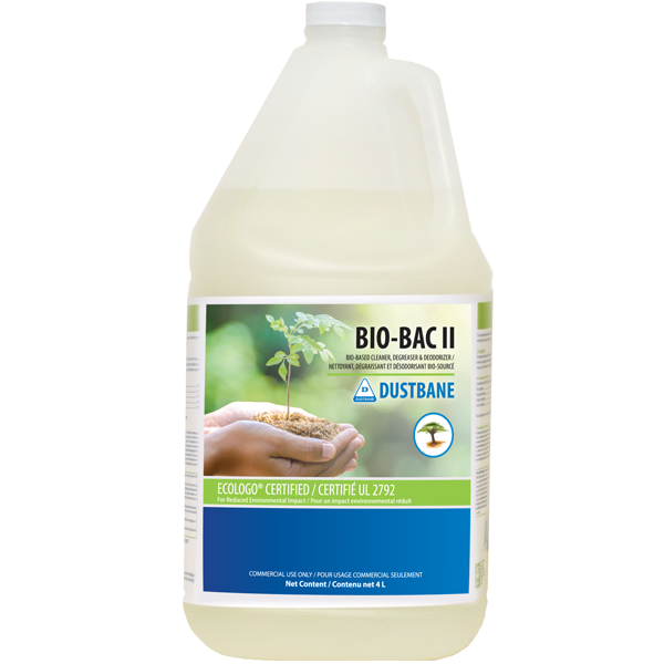 DUSTBANE BIO BAC II CONCENTRATED CLEANER, 2 X 4 L