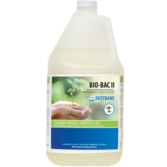 DUSTBANE BIO BAC II CONCENTRATED CLEANER, 2 X 4 L