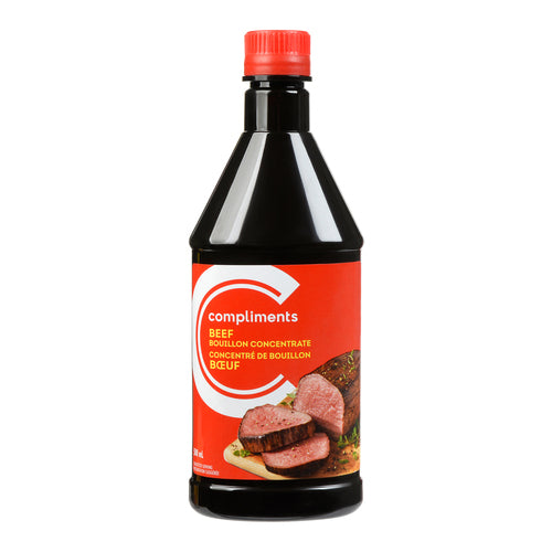 COMPLIMENTS BEEF BROTH, 12 X 500 ML