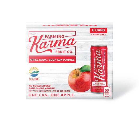 FARMING KARMA, APPLE SODA, 4 x 6X285ML
