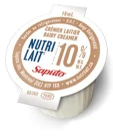 NUTRI-LAIT SAPUTO, 10% DAIRY CREAMER, 100 X 15 ML