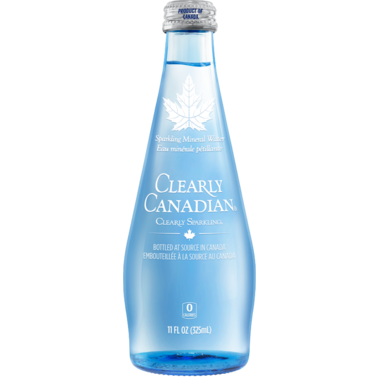 CLEARLY CANADIA, SPARKLING MINERAL, 12 x 325ML