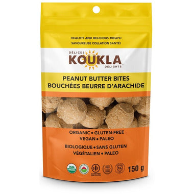 KOUKLA DELIGHTS, PEANUT BUTTER BITES, 8 x 150G