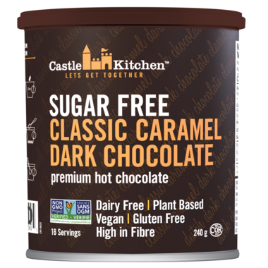 CASTLE KITCHEN, CLASSIC CARAMEL DARK CHOCOLATE SF, 6 x 240G
