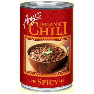 AMY'S KITCHEN, SPICY CHILI, 12 x 398ML