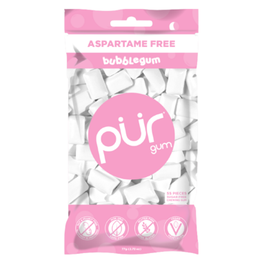 PUR, PUR GUM 55 PC BAG BUBBLEGUM, 12 x 77G
