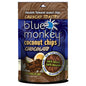 BLUE MONKEY, DRK CHOC CCONUT CHIPS, 24 x 40 G