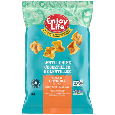 ENJOY LIFE, CHEDDAR, 12 x 113G