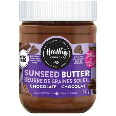 HEALTHY CRUNCH, CHOCOLATE SUNSEED BUTTER, 6 x 340G