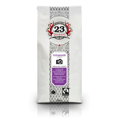 23 DEGREES, CUPARAZZI MEDIUM DARK ESPRESSO COFFEE, 6 x 350G