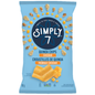 SIMPLY 7 SNACK, QUINOA CHIP - CHEDDAR, 12 x 99G