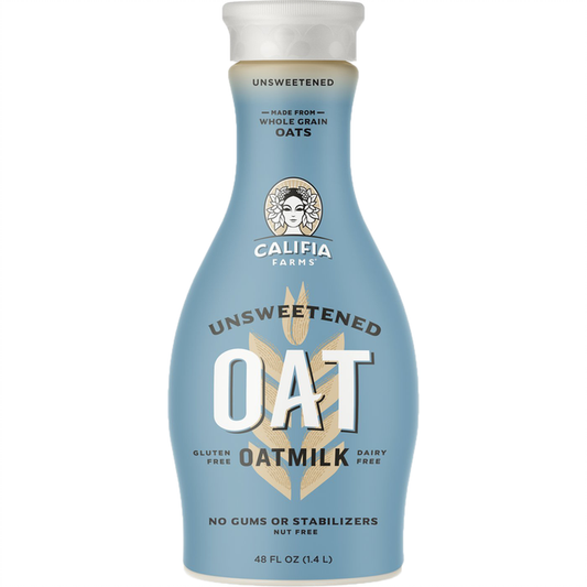 CALIFIA FARMS, OAT MILK UNSWEETENED 1 4 L, 6 x 1.4L