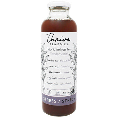THRIVE REMEDIES, STRESS TEA LAVENDER, 12 x 475ML