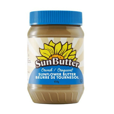 SUNBUTTER, ORIGINAL NATURAL CRUNCH, 6 x 454G
