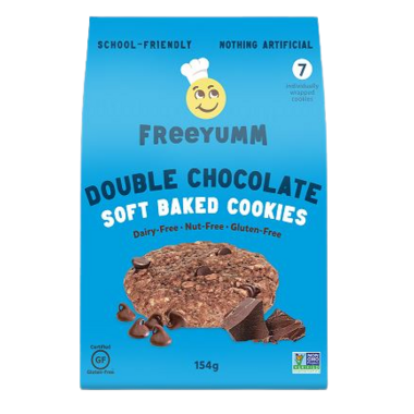 FREE YUMM, DOUBLE CHOCOLATE, 6 x 154G