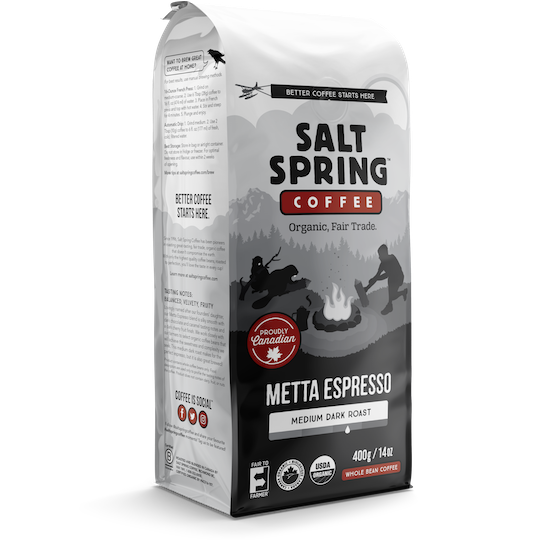 SALT SPRING COF, METTA ESPRESSO, 8 x 400G