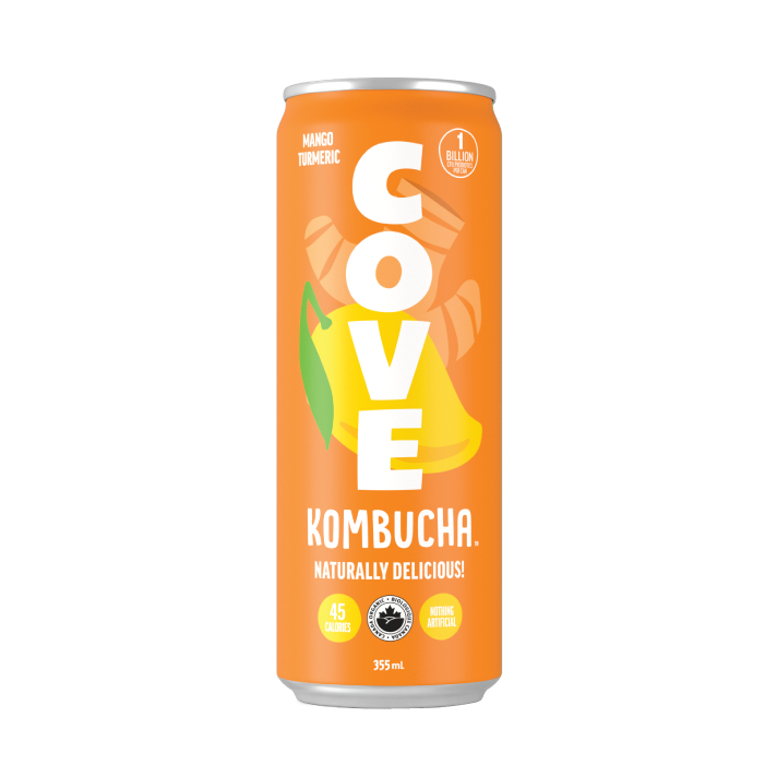 COVE DRINKS, COVE MANGO TURMERIC 355ML CAN, 12 x 355ML