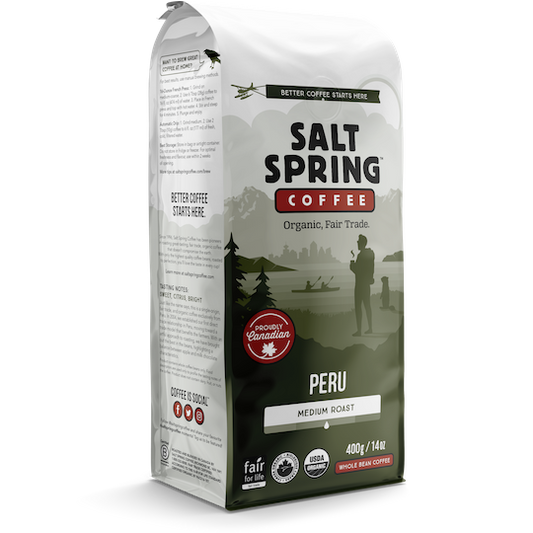 SALT SPRING COF, PERU, 8 x 400G