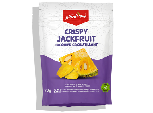 PLANTROPY, JACKFRUIT CHIPS, 12 x 70G