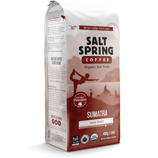 SALT SPRING COF, SUMATRA, 8 x 400G