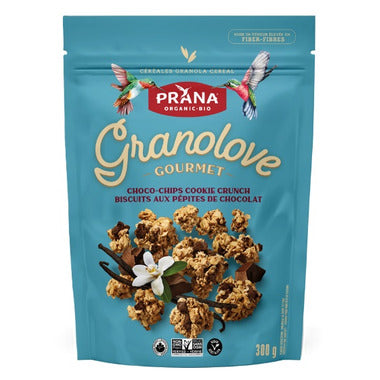 PRANA, GRANOLOVE GOURMET CHOCOLATE CHIPS COOKIE, 8 x 300G