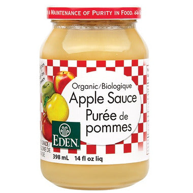 EDEN FOODS, APPLE SAUCE OR, 12 x 398 ML