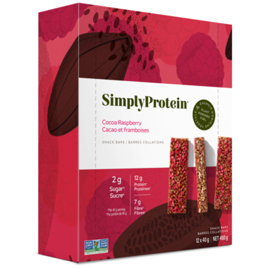 SIMPLY PROTEIN, COCOA RASPBERRY, 12 x 40G