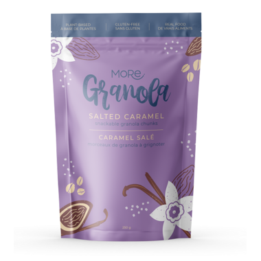 MORE GRANOLA, SALTED CARAMEL, 8 x 250G