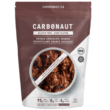 CARBONAUT, LOW CARB DOUBLE CHOC CRUNCH GRANOLA, 6 x 283G