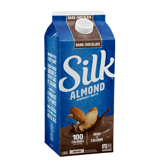 SILK, TRUE ALMOND DARK CHOC BEV, 6 x 1.89L