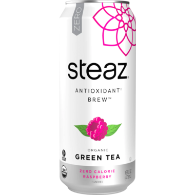 STEAZ, ZERO CAL RASPBERRY ICD TEA, 12 x 473ML