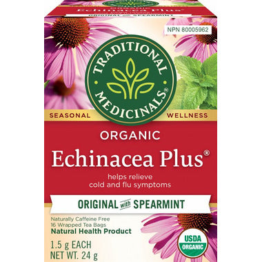 TRADITIONAL MEDICINALS, ECHINACEA PLUS, 6 x 16CT