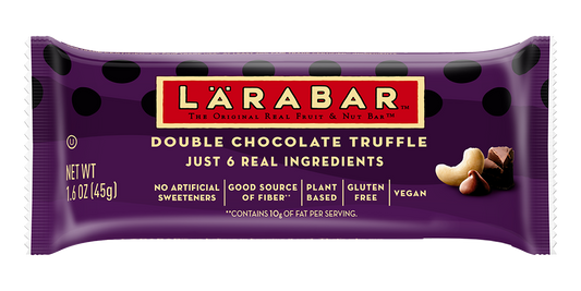 LARABAR, DOUBLE CHOCOLATE TRUFFLE, 16 x 45G