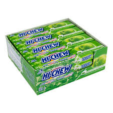 HICHEW CANDY GREEN APPLE, 12 X 58 G