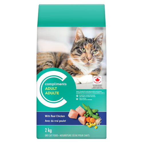 COMPLIMENTS CAT FOOD DRY/WET ADULT, 6 X 2 KG
