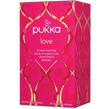 PUKKA SPECIALTY, ORGANIC LOVE, 4 x 20CT