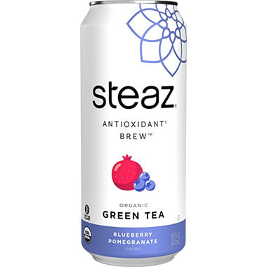 STEAZ, BLUEBERRY POM ACAI OR, 12 x 473ML
