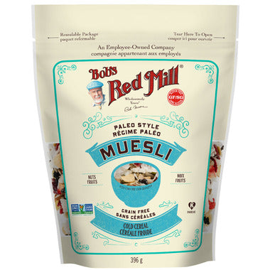 BOB'S REDMILL, GLUTEN FREE PALEO MUESLI, 4 x 396G