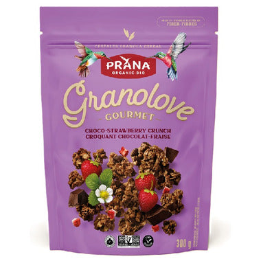 PRANA, GRANOLOVE GOURMET CHOCOLATE STRAWBERRY C, 8 x 300G