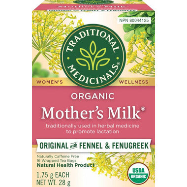 TRADITIONAL MEDICINALS, MOTHER'S MILK, 6 x 16CT