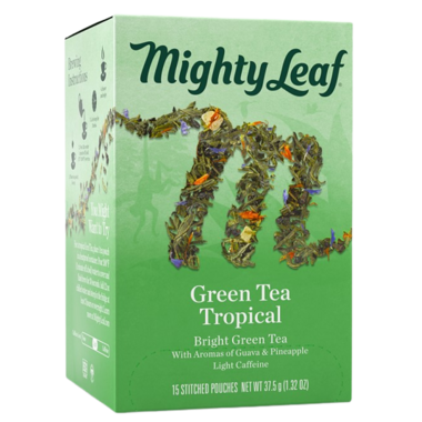 MIGHTYLEAF TEA, GREEN TEA TROPICAL, 6 x 15CT