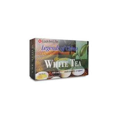UNCLE LEE'S TEAS, LEGENDS OF CHINA ORGANIC WHITE, 12 x 100CT