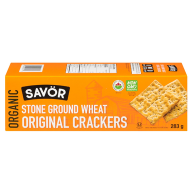 SAVOR, OR STONED WHEAT ORIGINAL CRACKERS, 12 x 283G